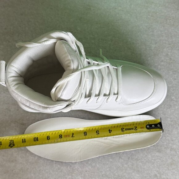 Bottega Veneta 730272 White Tennis Sneaker in Leather, Size 42 - Picture 9 of 13